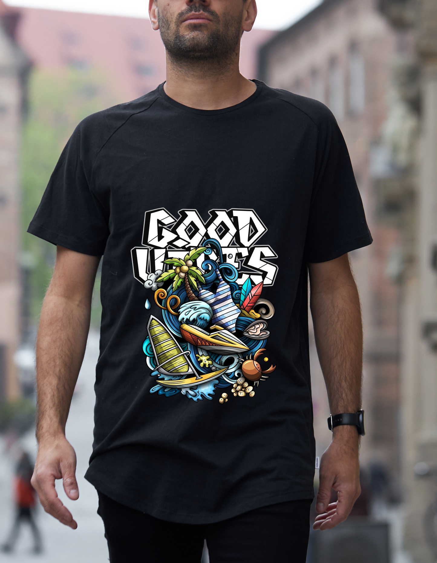 Men Regular Printed T-shirt
