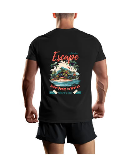 Beachside Vibes Cotton Men Oversized T-Shirt
